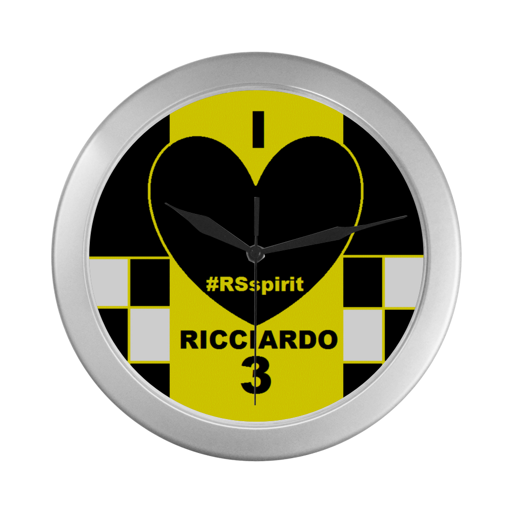 RICCIARDO Silver Color Wall Clock