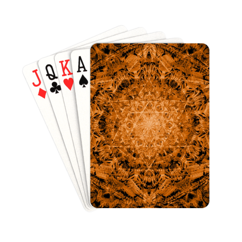 david star mandala 13 Playing Cards 2.5"x3.5"