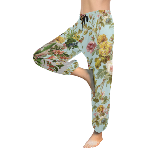 Flowers Abound Women's All Over Print Harem Pants (Model L18)