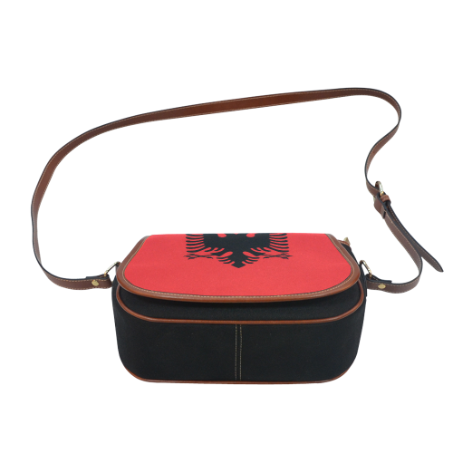 ALBANIA LARGE Saddle Bag/Small (Model 1649)(Flap Customization)