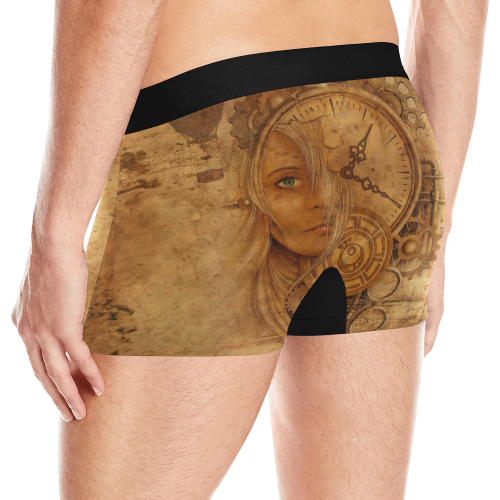 A Time Travel Of STEAMPUNK 1 Men's All Over Print Boxer Briefs (Model L10)