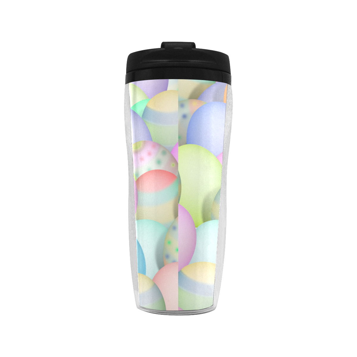 Pastel Colored Easter Eggs Reusable Coffee Cup (11.8oz)