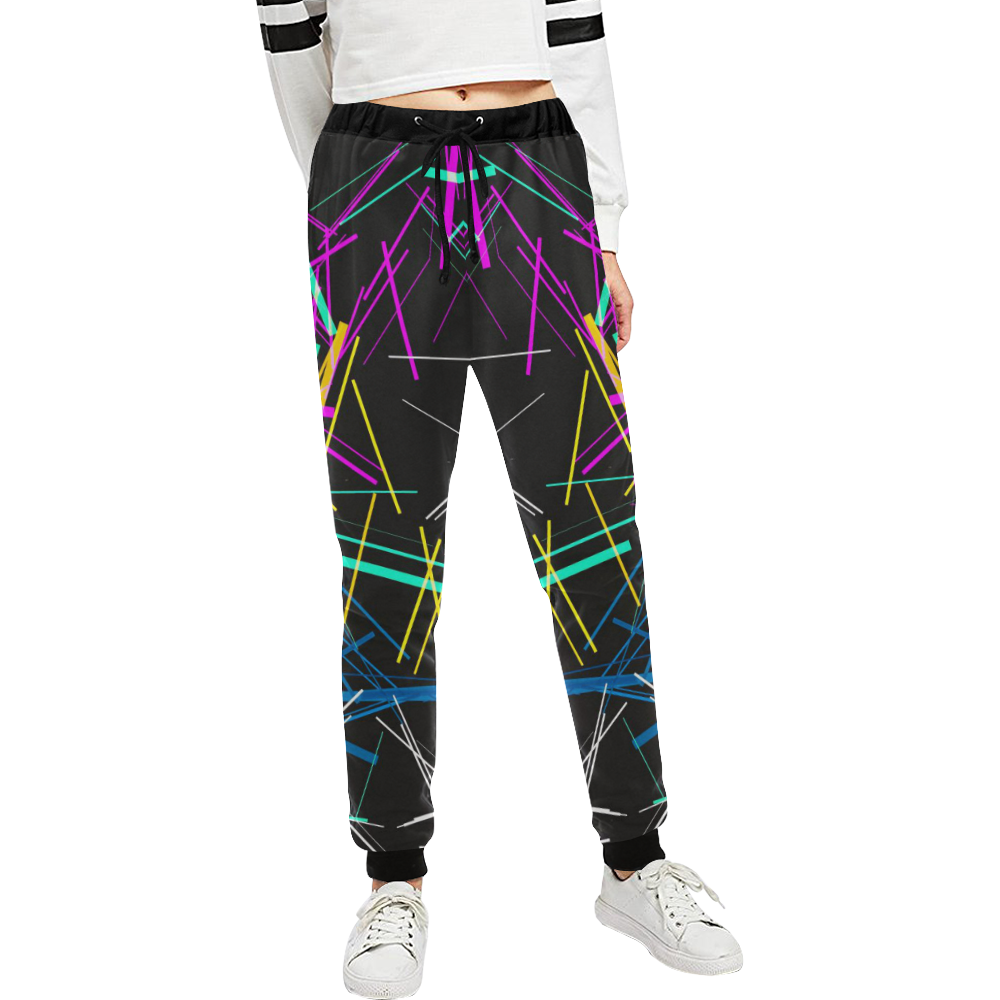 New Pattern factory 1A by JamColors Unisex All Over Print Sweatpants (Model L11)