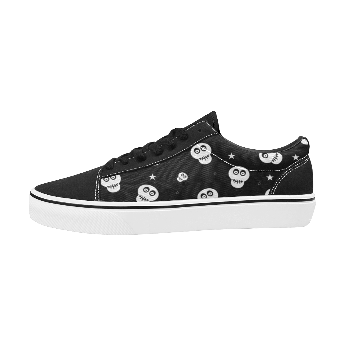 Star Skulls Men's Low Top Skateboarding Shoes (Model E001-2)