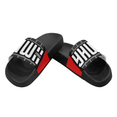 Red Women's Slide Sandals (Model 057)