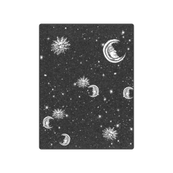 Mystic Stars, Moon and Sun Blanket 50"x60"