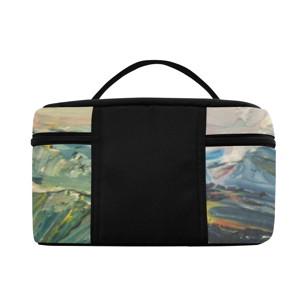 Mountains painting Lunch Bag/Large (Model 1658)