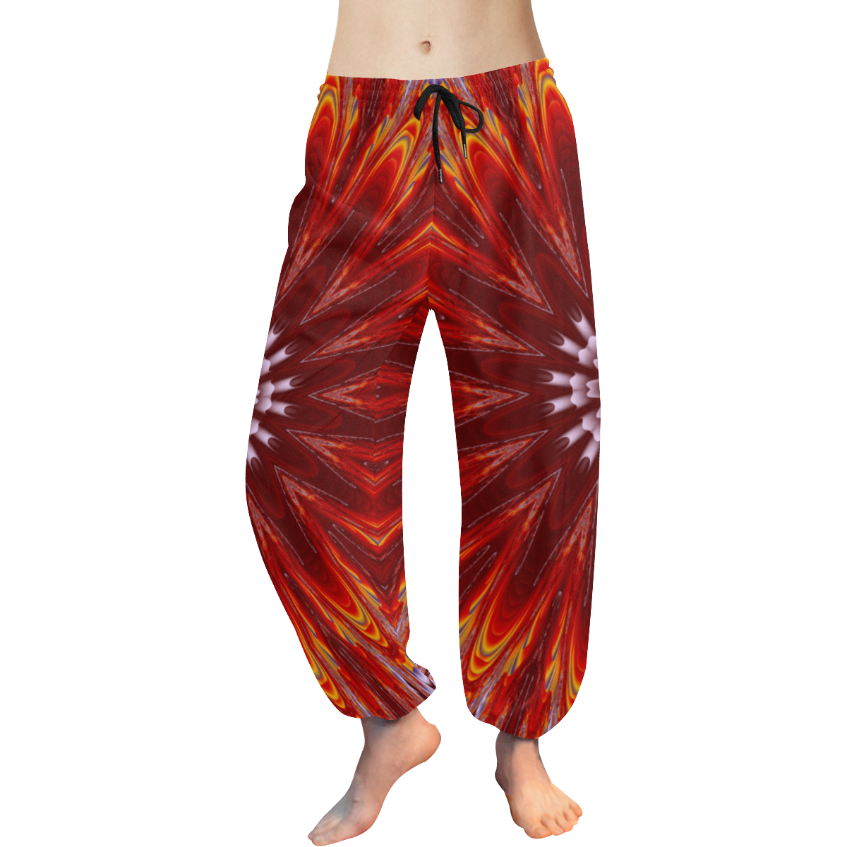 Fiery Lyapunov Women's All Over Print Harem Pants (Model L18)