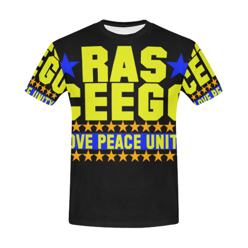 Ras Ceego Father's Day All Over Print T-Shirt for Men/Large Size (USA Size) Model T40)