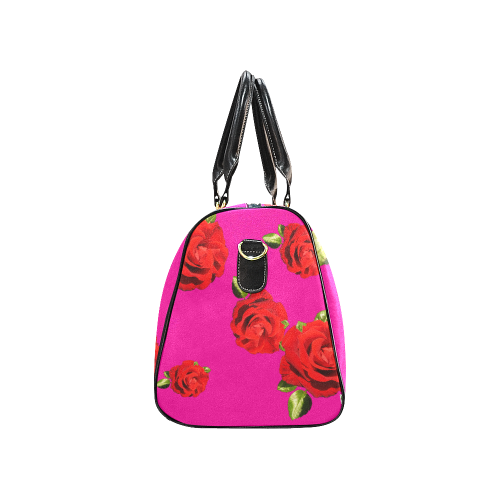 Fairlings Delight's Floral Luxury Collection- Red Rose Waterproof Travel Bag/Large 53086d6 New Waterproof Travel Bag/Large (Model 1639)