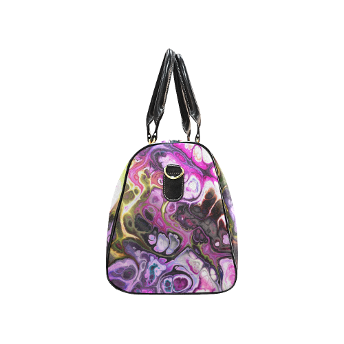 Colorful Marble Design New Waterproof Travel Bag/Small (Model 1639)
