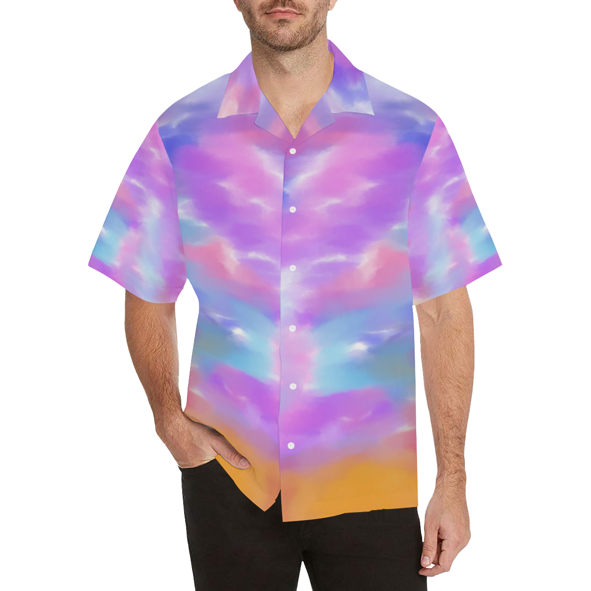 Sunrise Hawaiian Shirt (Model T58)