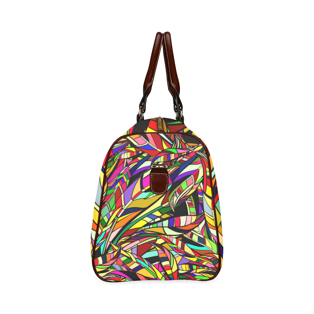 colorful abstract Waterproof Travel Bag/Small (Model 1639)