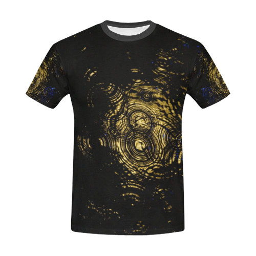 Sun Ripple All Over Print T-Shirt for Men/Large Size (USA Size) Model T40)