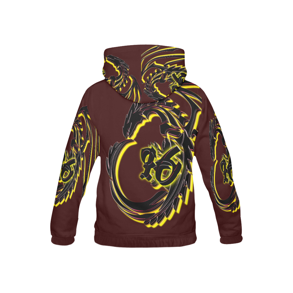 Year of the Dragon Hoodie All Over Print Hoodie for Kid (USA Size) (Model H13)