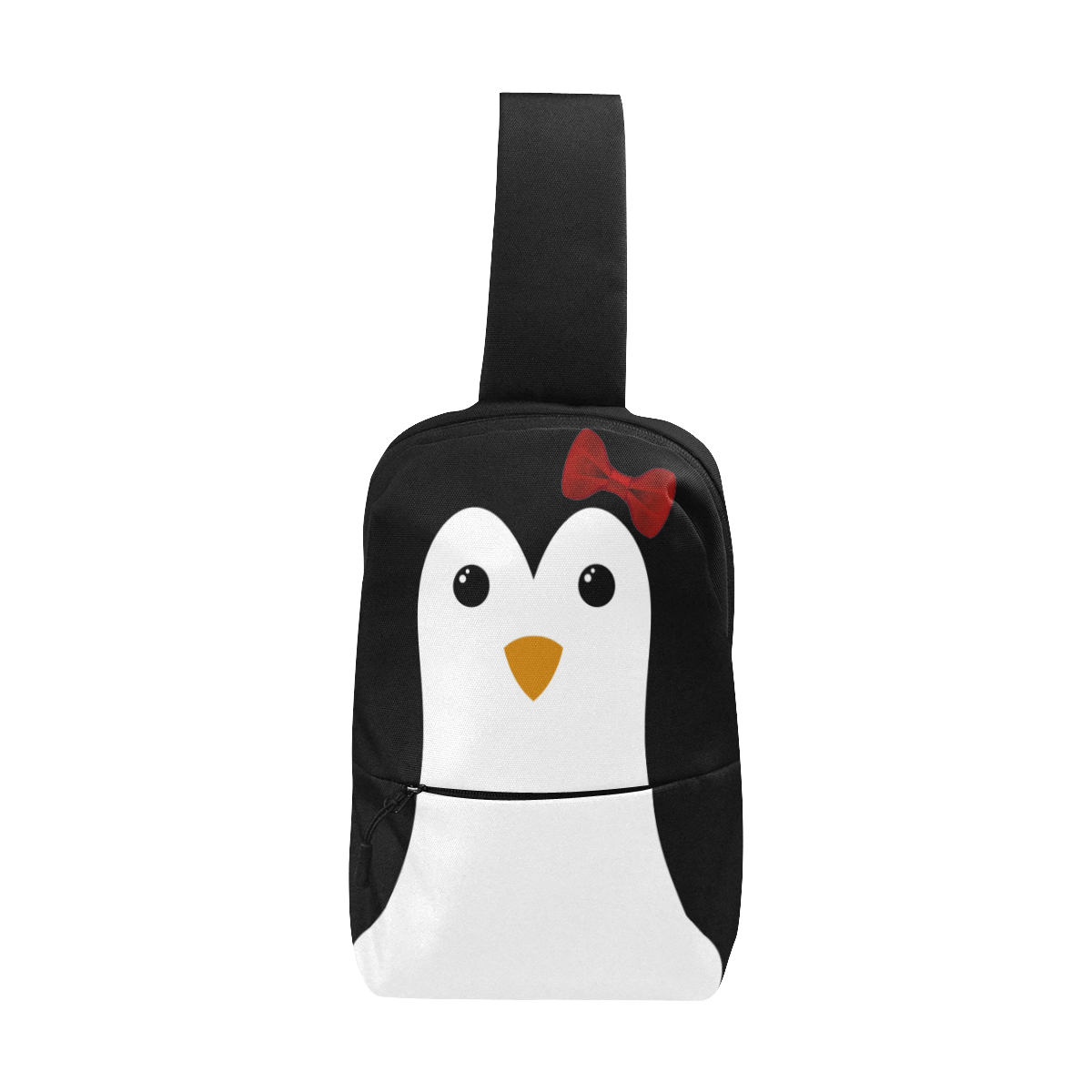 Penguin Kawaii Style Girl Chest Bag (Model 1678)