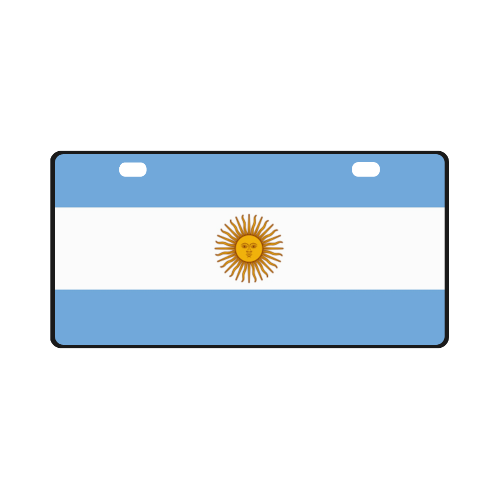 Argentina Flag License Plate
