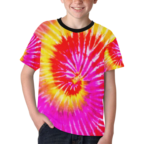 Tie Dye Juicy Fruit Kids' All Over Print T-shirt (Model T65)