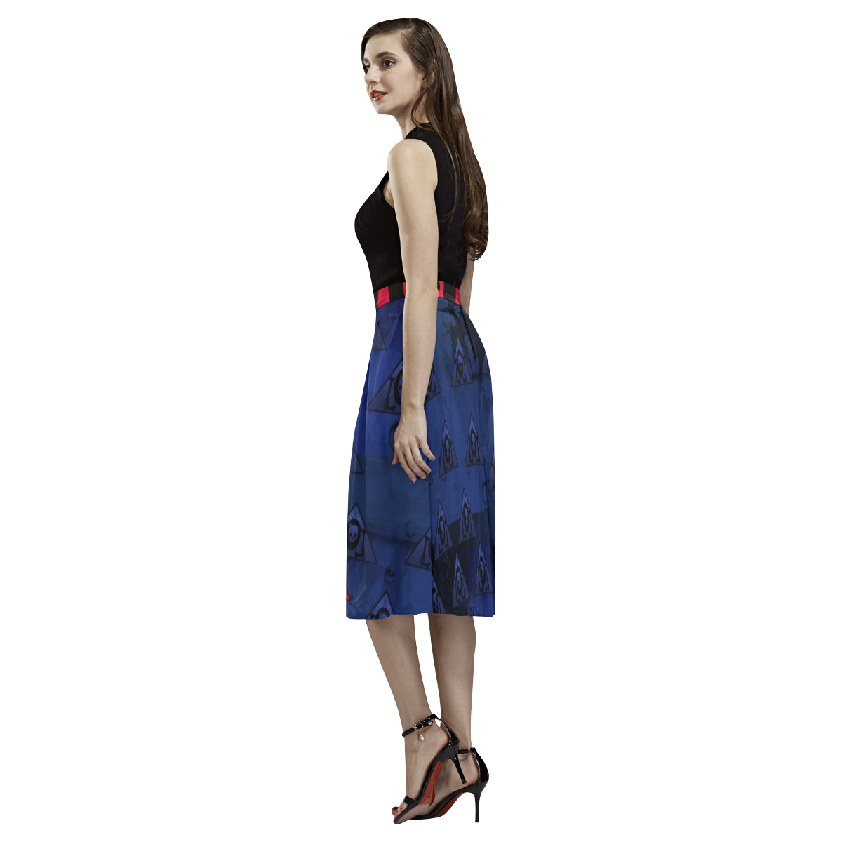 The Lowest of Low Empire Poodle Aoede Crepe Skirt (Model D16)