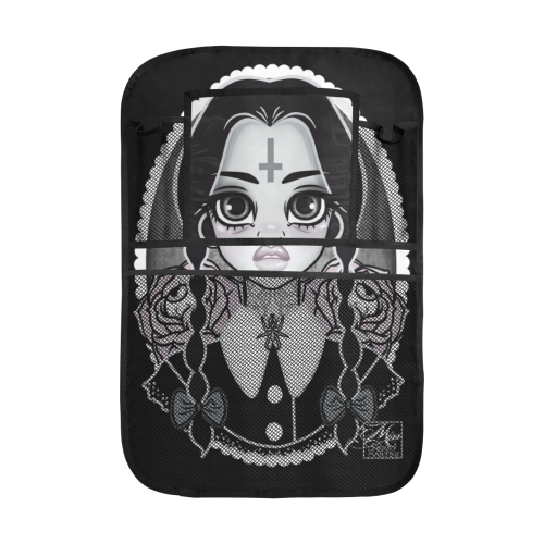 Gothic Girl Car Seat Back Organizer (2-Pack)