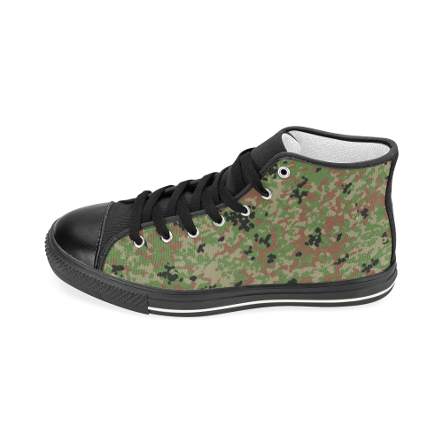 Japanese 1991 jietai camouflage Men’s Classic High Top Canvas Shoes (Model 017)