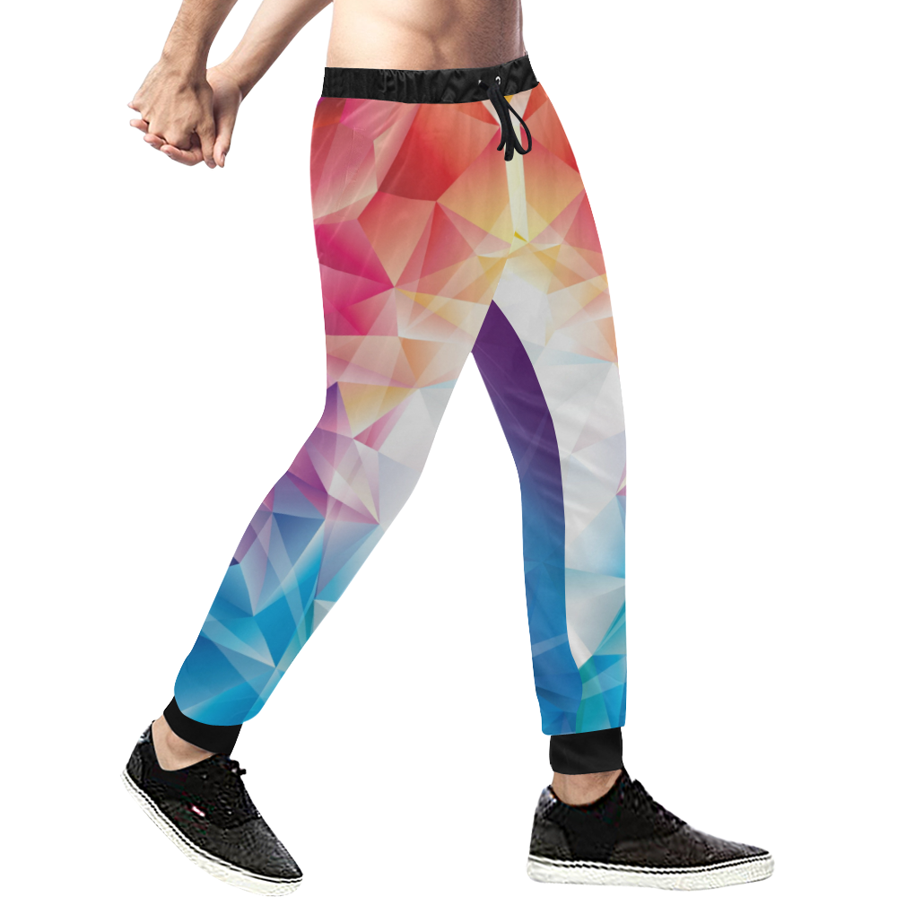 Spectral Spine Men's All Over Print Sweatpants (Model L11)