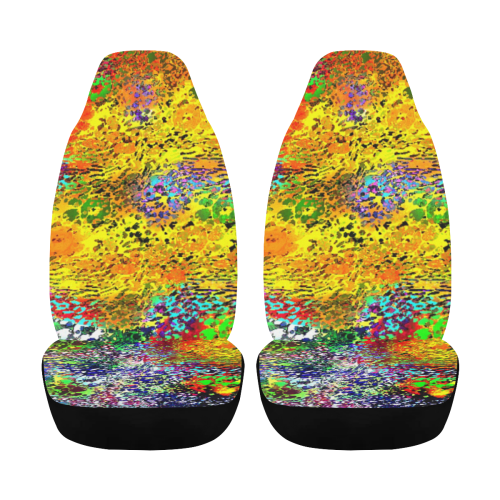 Wild print Car Seat Cover Airbag Compatible (Set of 2)