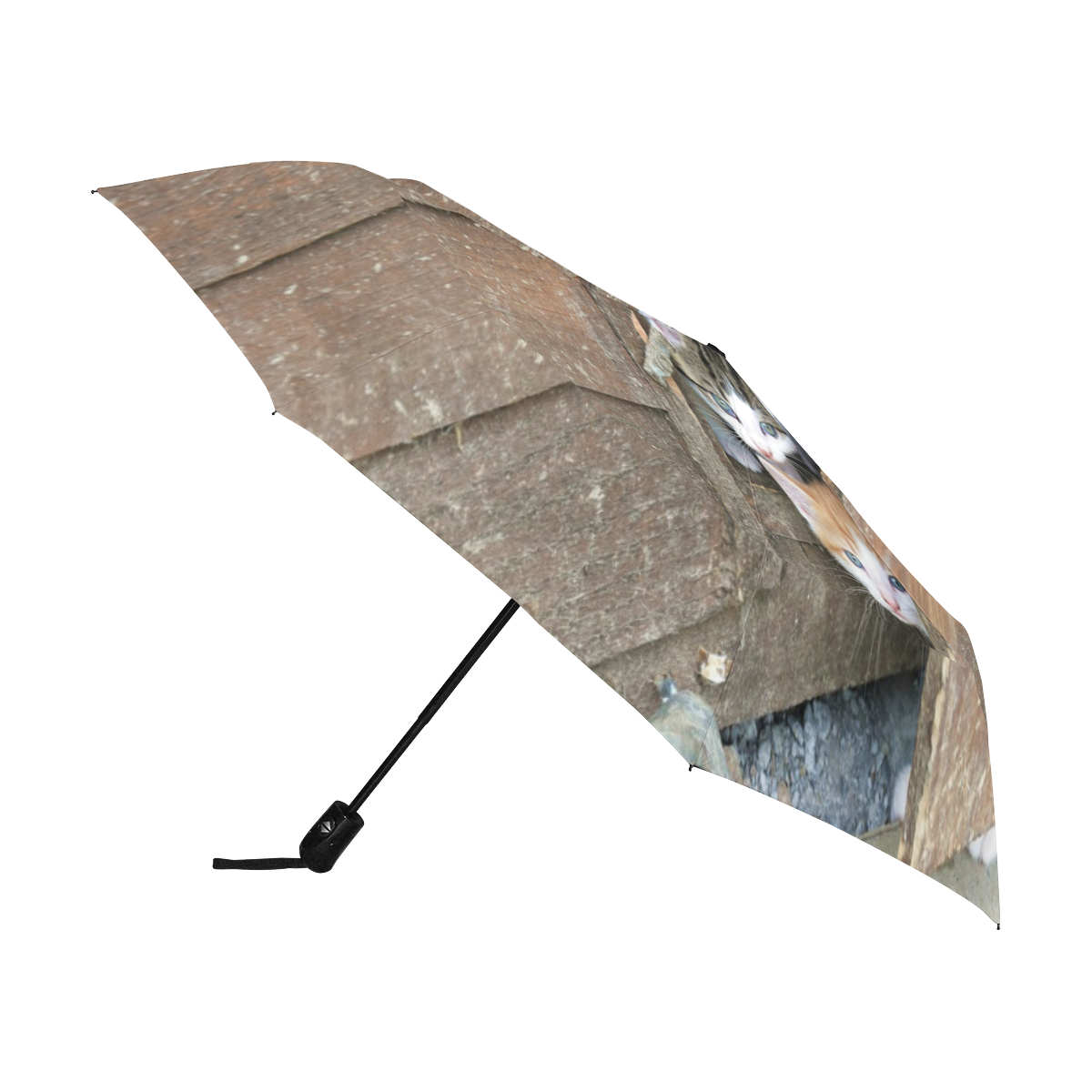Barnyard Kittens Anti-UV Auto-Foldable Umbrella (U09)