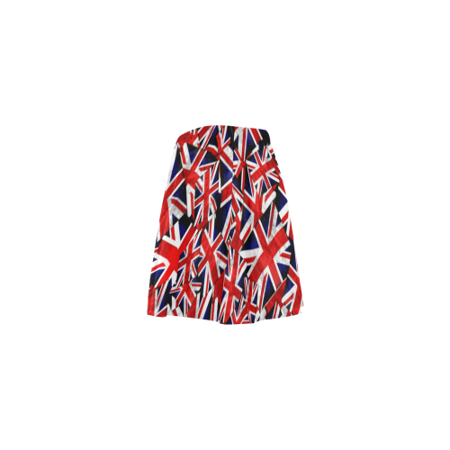 Union Jack British UK Flag Mini Skating Skirt (Model D36)