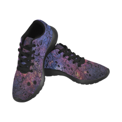 Cosmic Sugar Skulls Women’s Running Shoes (Model 020)