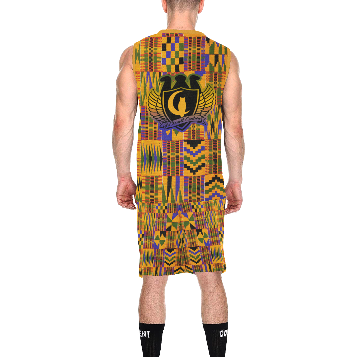 KENTE ATEF All Over Print Basketball Uniform