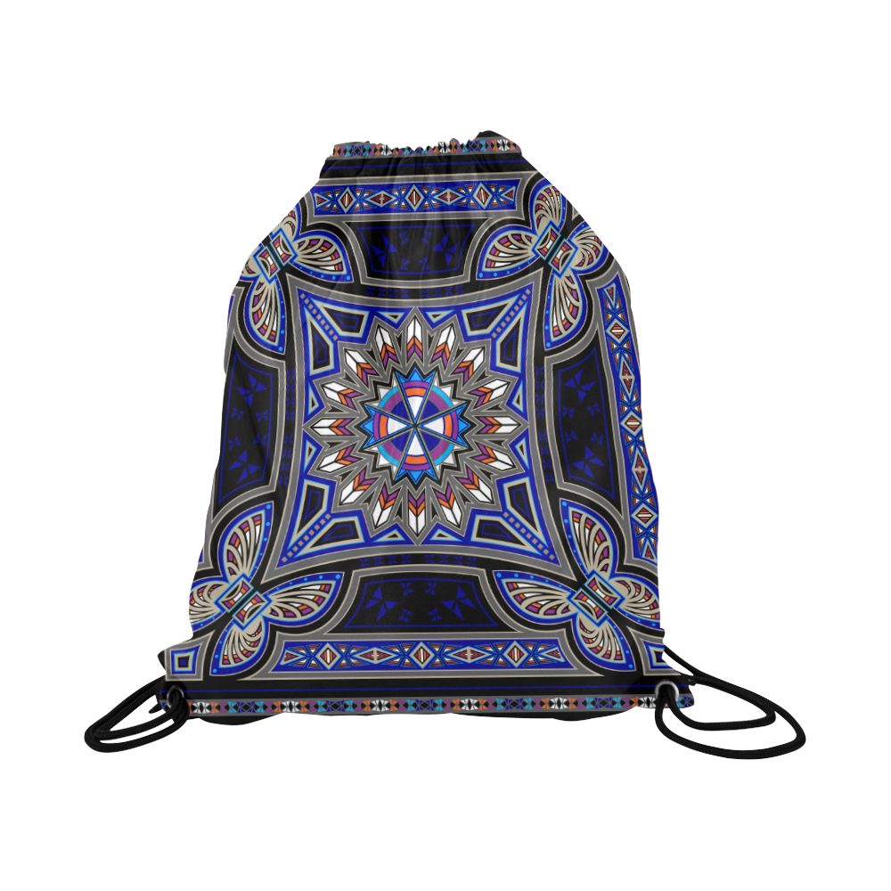 Butterfly Nation Large Drawstring Bag Model 1604 (Twin Sides)  16.5"(W) * 19.3"(H)