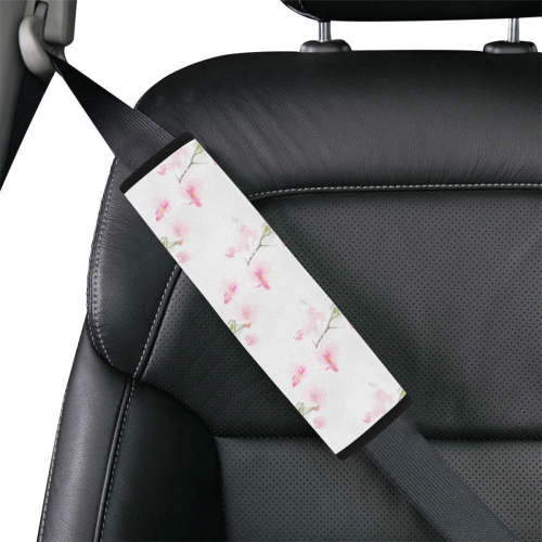 Pattern Orchidées Car Seat Belt Cover 7''x10''
