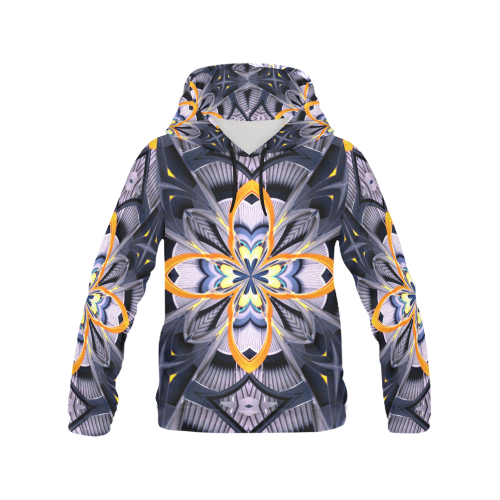 Industrial Provence All Over Print Hoodie for Women (USA Size) (Model H13)