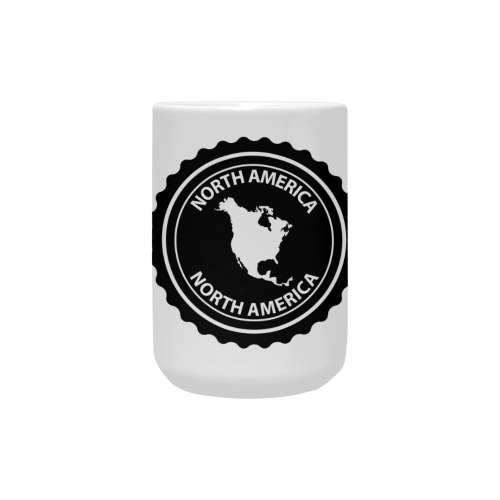 North America stamp Custom Ceramic Mug (15OZ)