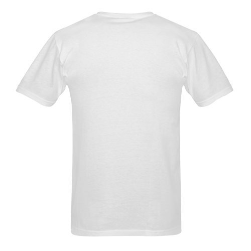 MardiDinoTshirt White Men's T-Shirt in USA Size (Two Sides Printing)