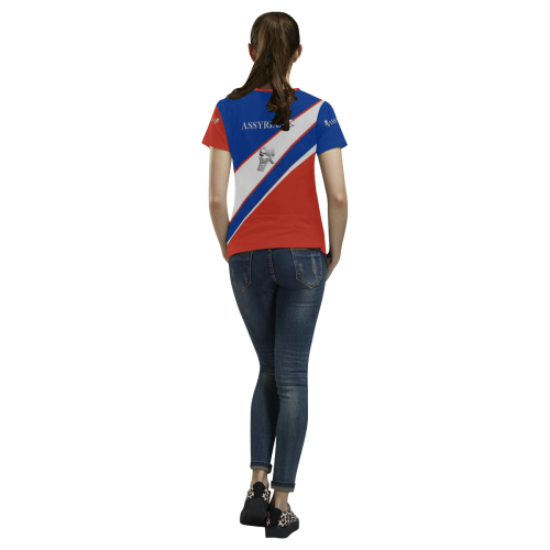 The Assyrian King All Over Print T-shirt for Women/Large Size (USA Size) (Model T40)
