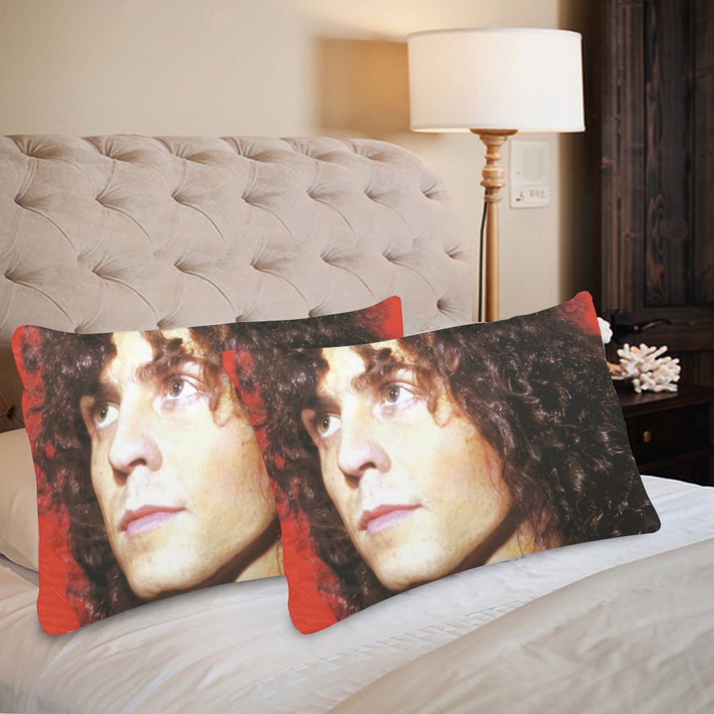 RED MARC PILLOWCASES Custom Pillow Case 20"x 30" (One Side) (Set of 2)