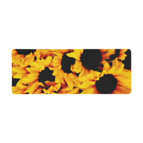 Sunny Sunflower Gaming Mousepad (31"x12")