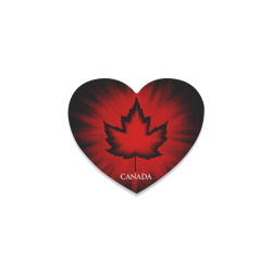 Canada Souvenir Coasters Cool Black Heart Coaster