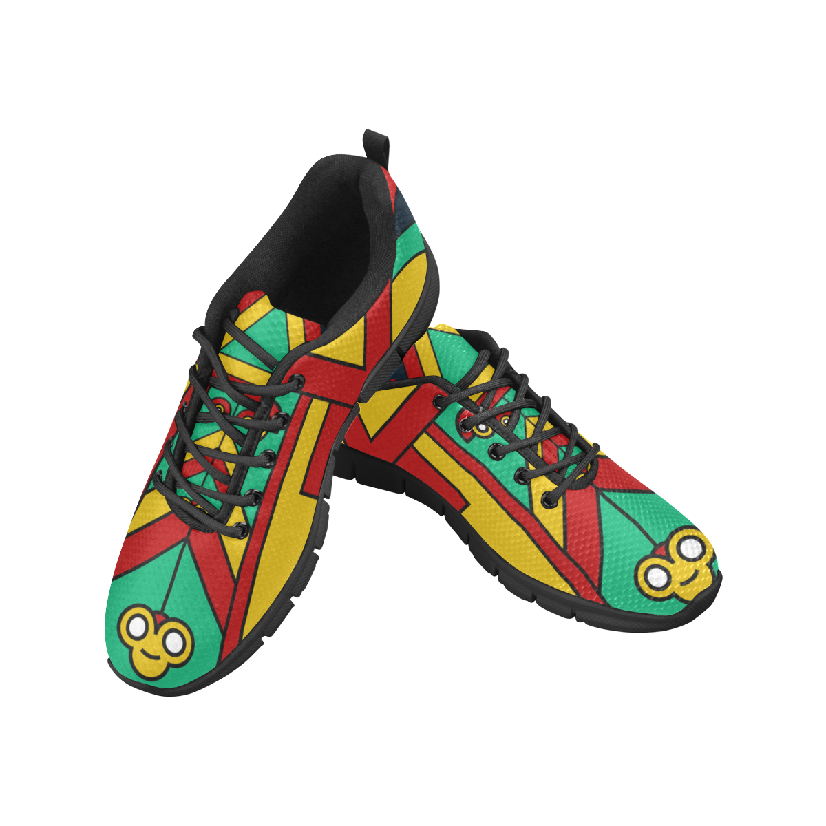 Aztec Spiritual Tribal Women's Breathable Running Shoes/Large (Model 055)