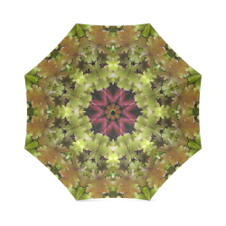 kal16_redgreen_heuchera Foldable Umbrella (Model U01)