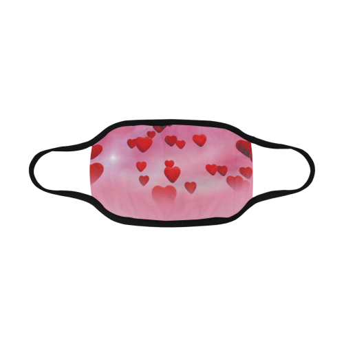 lovely romantic sky heart pattern for valentines day, mothers day, birthday, marriage - face mask Mouth Mask