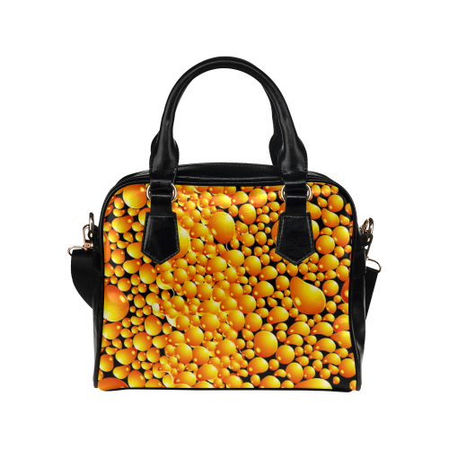 yellow bubble Shoulder Handbag (Model 1634)