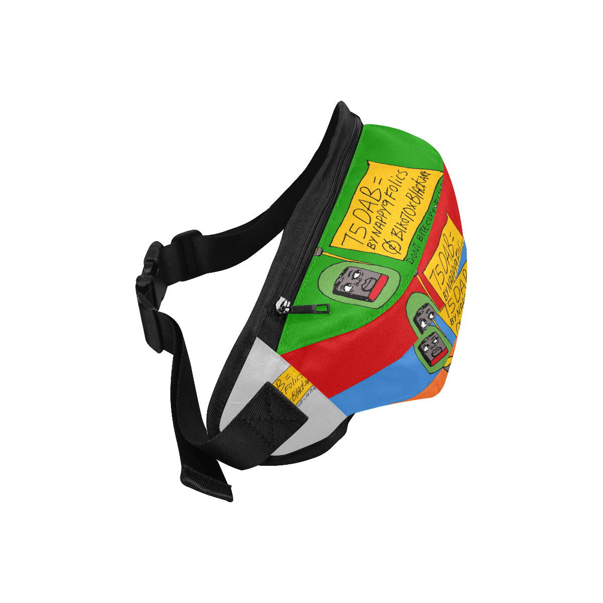 75dab x Writing Pouch Fanny Pack/Large (Model 1676)