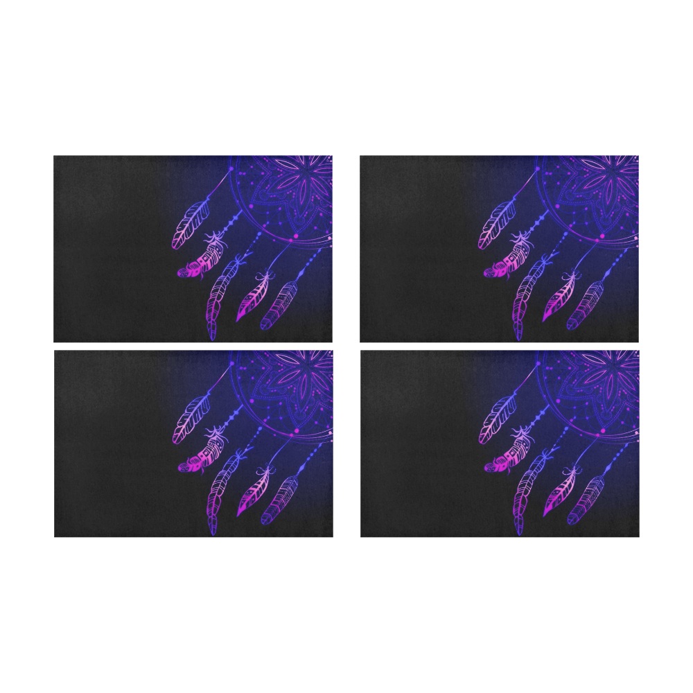 Dreamcatcher - Blue Placemat 12’’ x 18’’ (Set of 4)