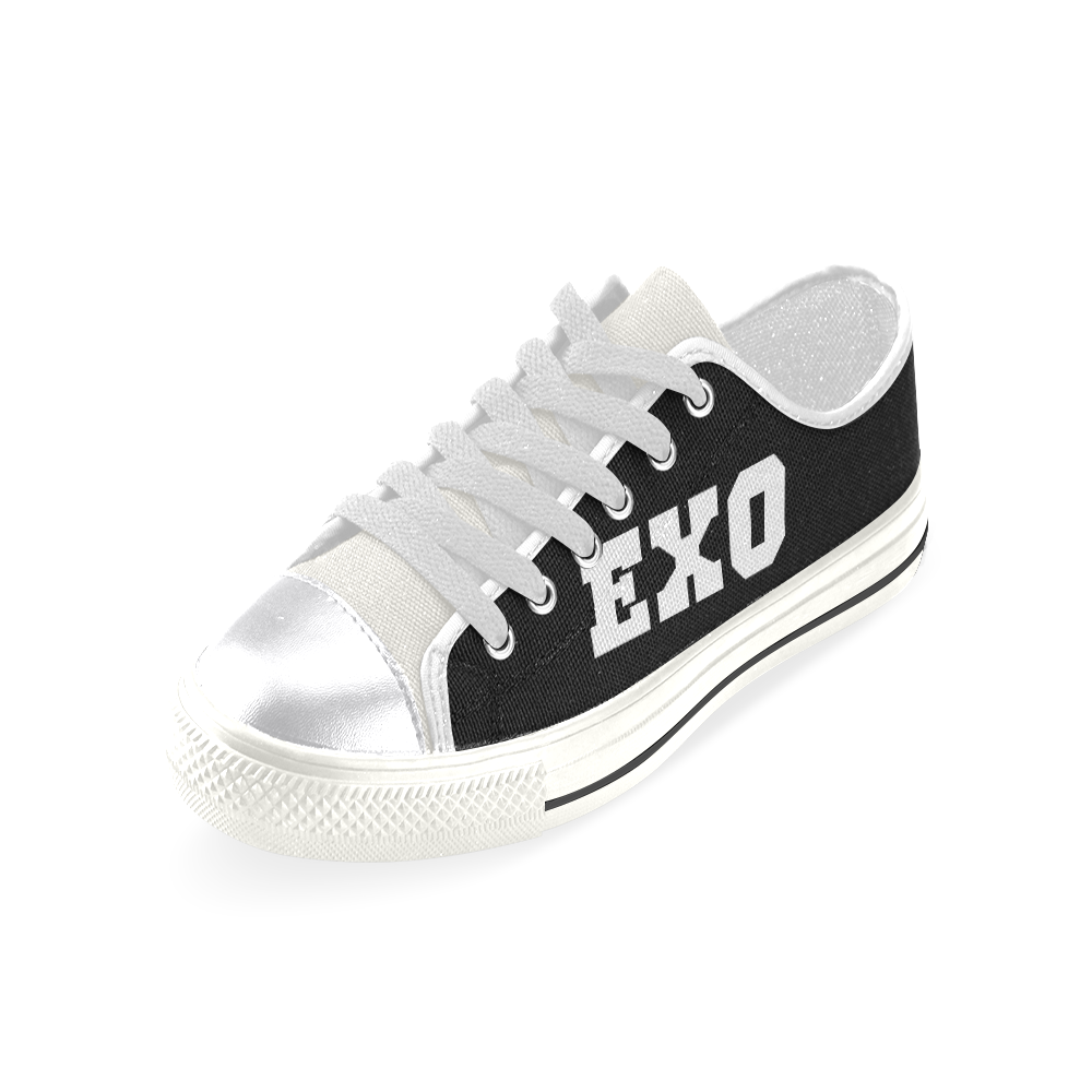 Baekhyun Women's Classic Canvas Shoes (Model 018)