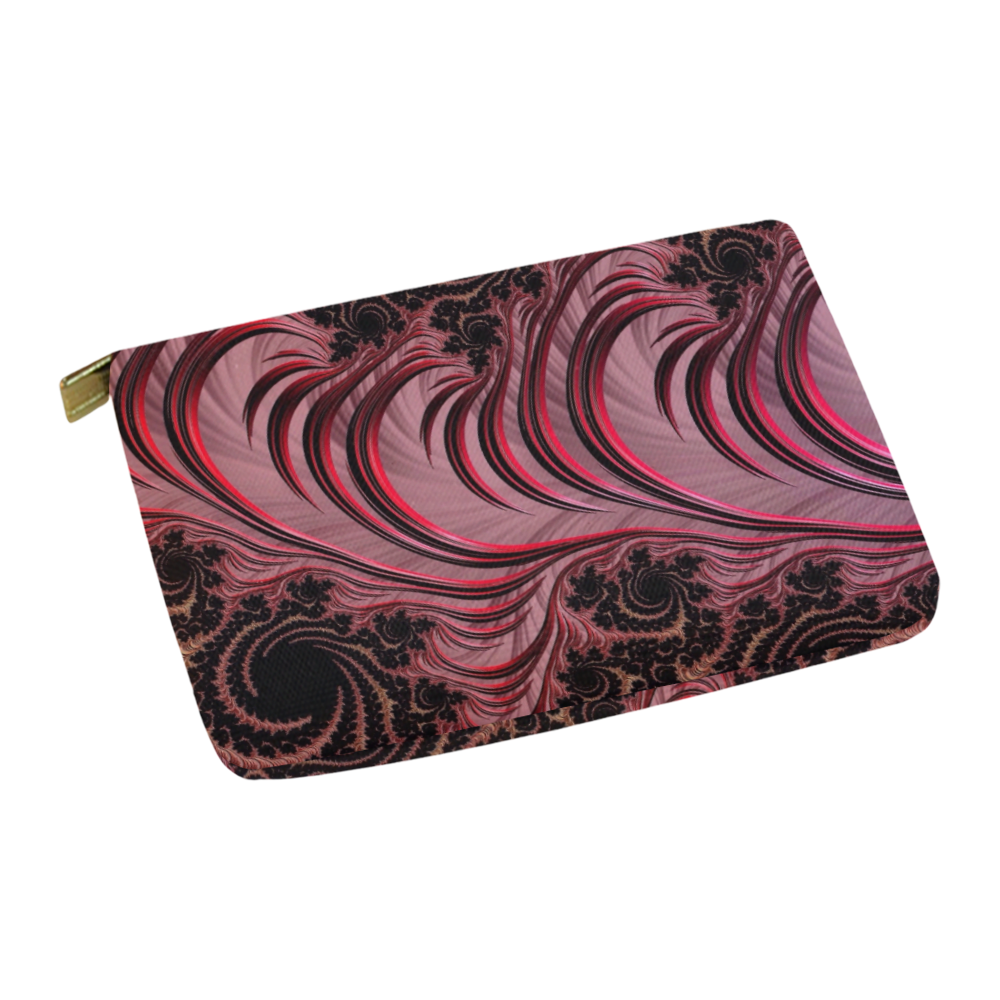 Swirl of Fractals Carry-All Pouch 12.5''x8.5''