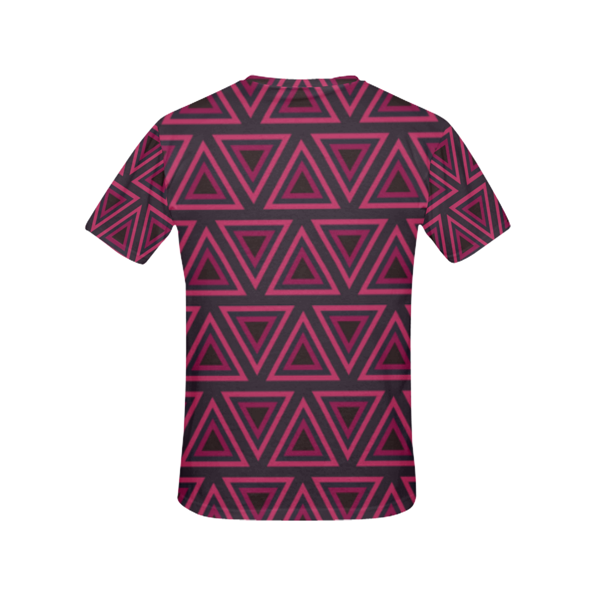 Tribal Ethnic Triangles All Over Print T-Shirt for Women (USA Size) (Model T40)