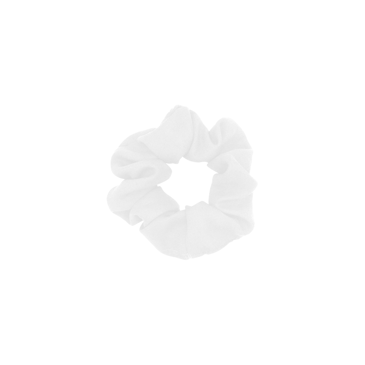 color white All Over Print Hair Scrunchie